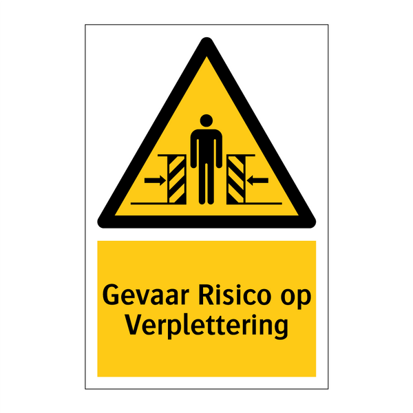 Gevaar Risico op Verplettering