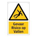 Gevaar Risico op Vallen