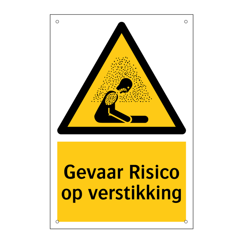Gevaar Risico op verstikking