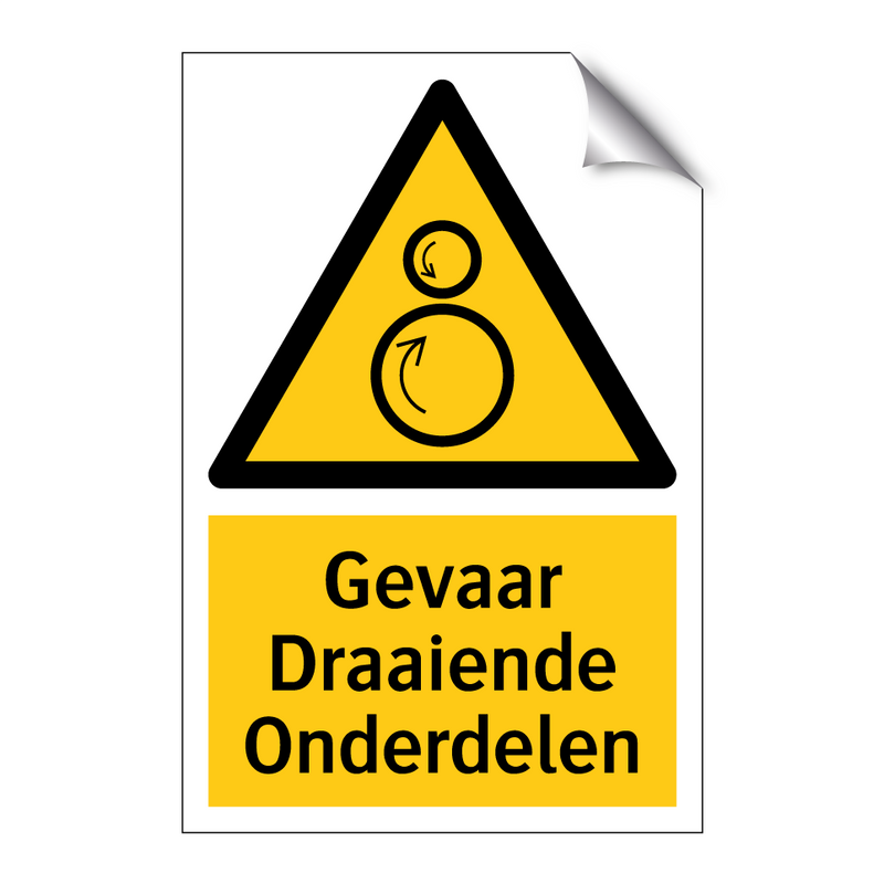 Gevaar Draaiende Onderdelen