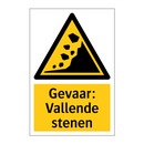 Gevaar: Vallende stenen