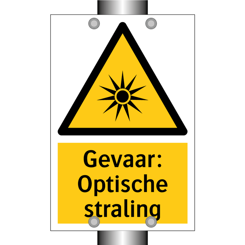 Gevaar: Optische straling