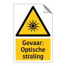 Gevaar: Optische straling