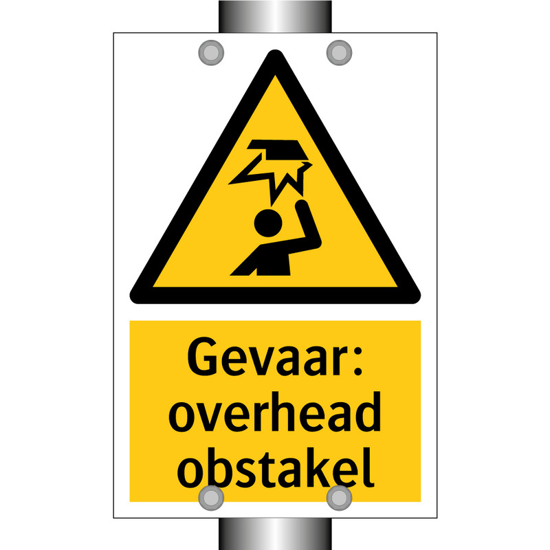 Gevaar: overhead obstakel