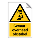 Gevaar: overhead obstakel