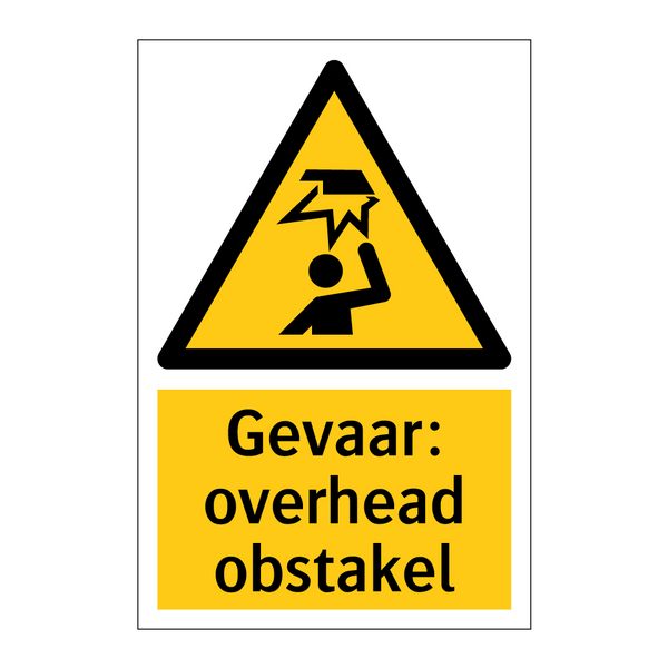 Gevaar: overhead obstakel