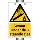 Gevaar: Onder druk staande fles