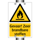 Gevaar! Zeer brandbare stoffen