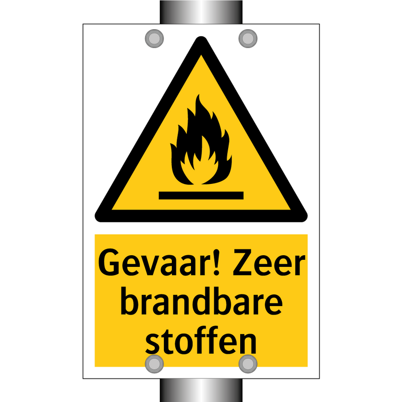 Gevaar! Zeer brandbare stoffen