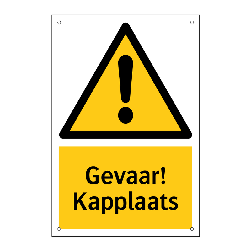 Gevaar! Kapplaats