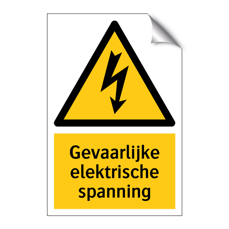 Gevaarlijke elektrische spanning