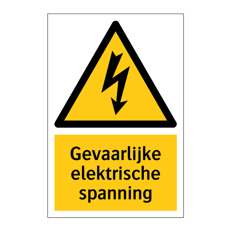 Gevaarlijke elektrische spanning