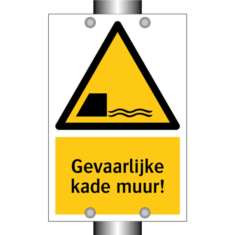 Gevaarlijke kade muur!