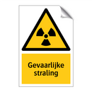 Gevaarlijke straling