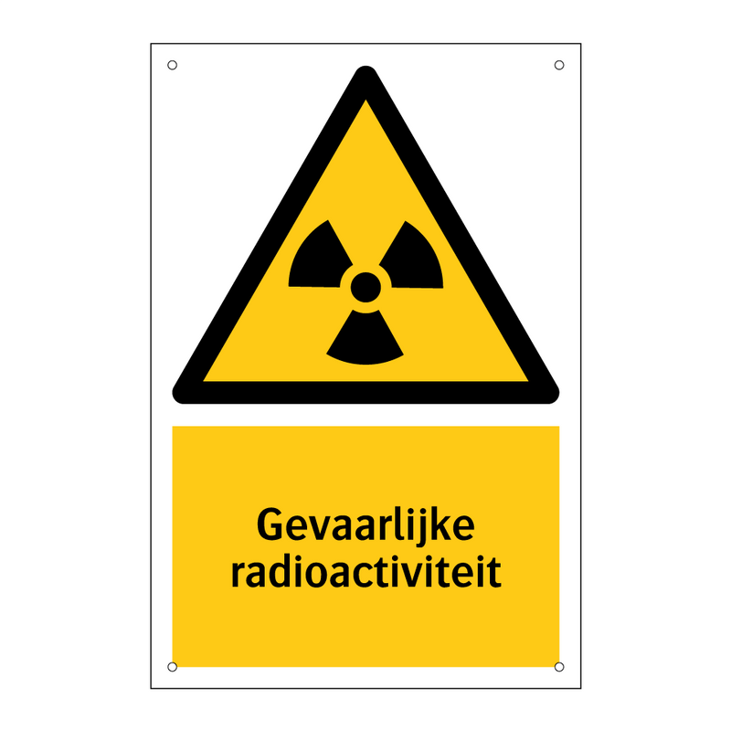 Gevaarlijke radioactiviteit