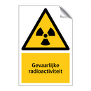 Gevaarlijke radioactiviteit