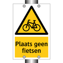 Plaats geen fietsen