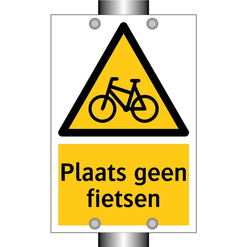 Plaats geen fietsen