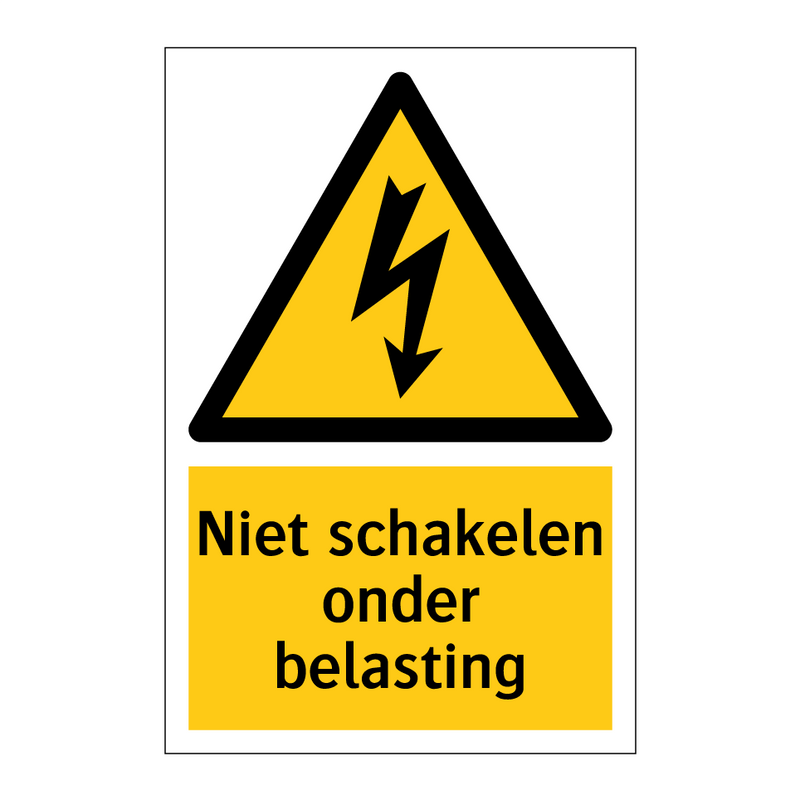 Niet schakelen onder belasting