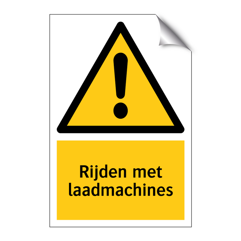 Rijden met laadmachines