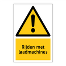 Rijden met laadmachines