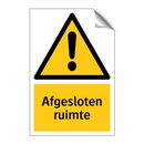 Afgesloten ruimte