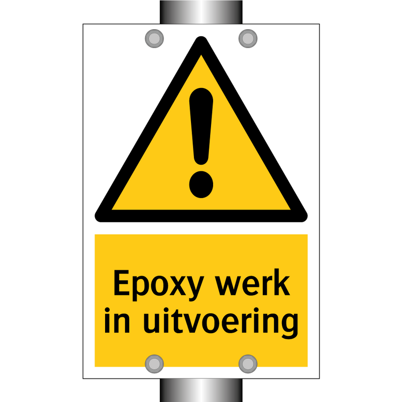 Epoxy werk in uitvoering