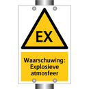 Waarschuwing: Explosieve atmosfeer
