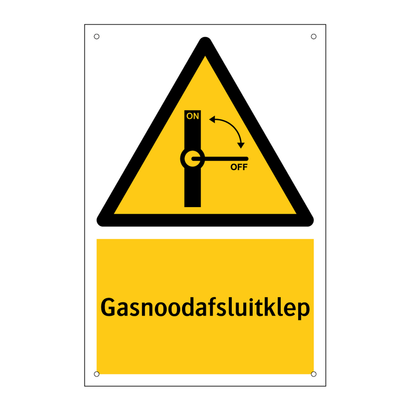 Gasnoodafsluitklep