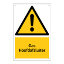 Gas Hoofdafsluiter
