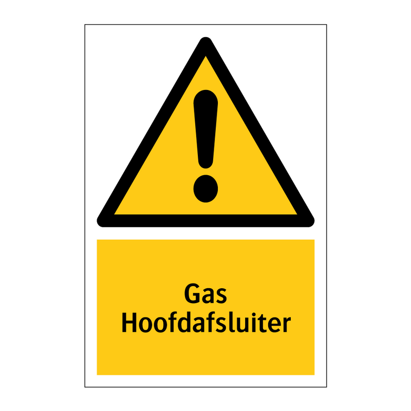 Gas Hoofdafsluiter