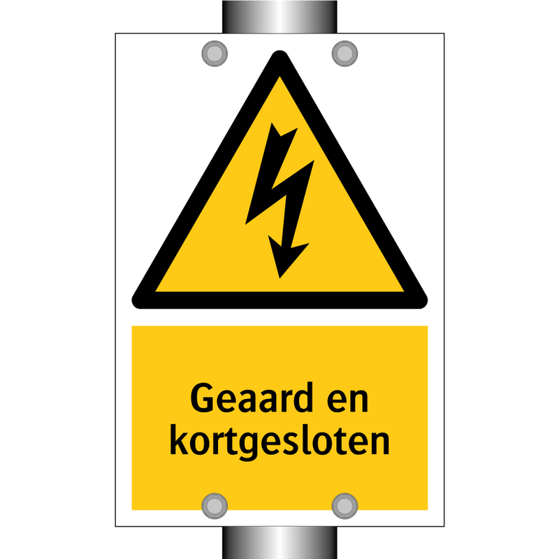 Geaard en kortgesloten