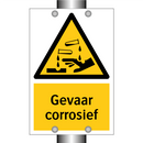Gevaar corrosief