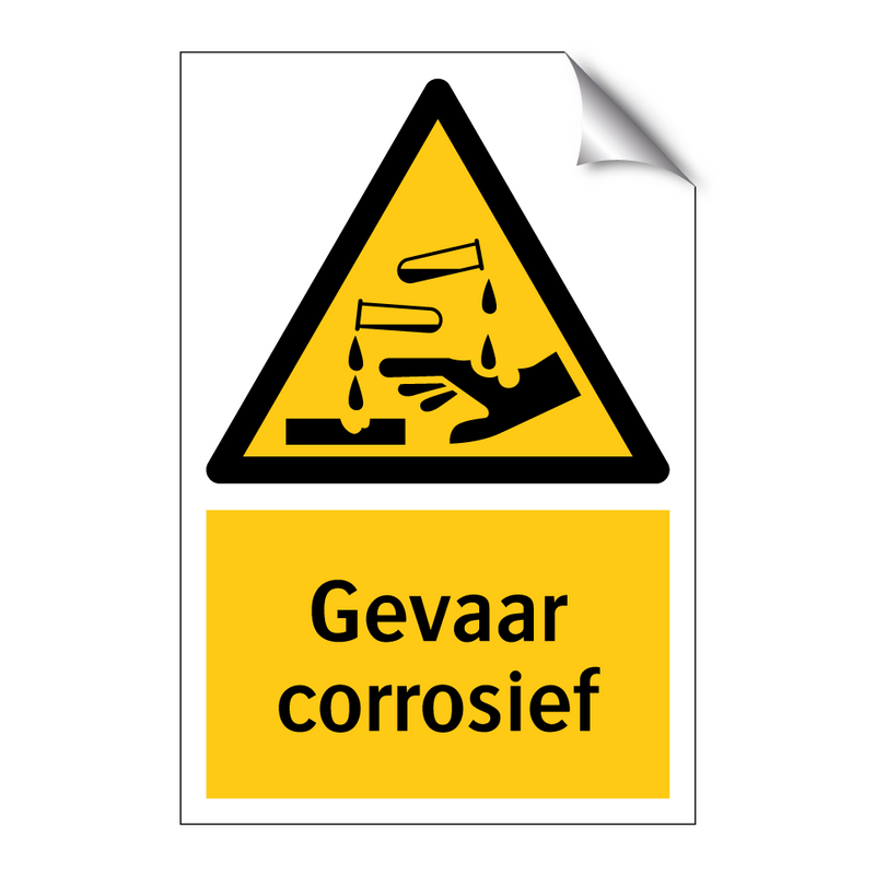 Gevaar corrosief