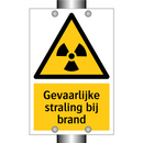 Gevaarlijke straling bij brand