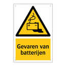 Gevaren van batterijen