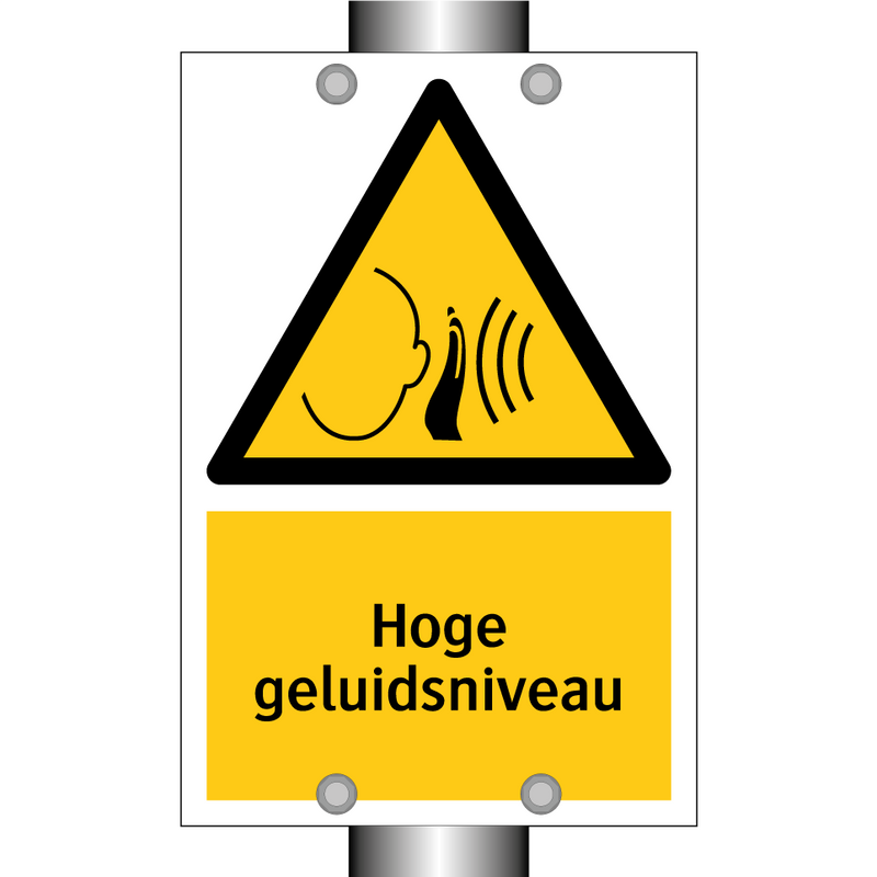 Hoge geluidsniveau