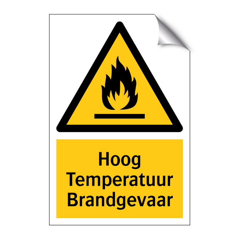 Hoog Temperatuur Brandgevaar
