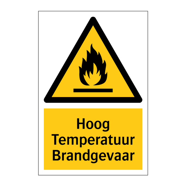 Hoog Temperatuur Brandgevaar