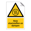 Hete vloeistoffen en dampen
