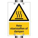 Hete vloeistoffen of dampen