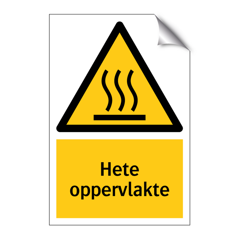 Hete oppervlakte
