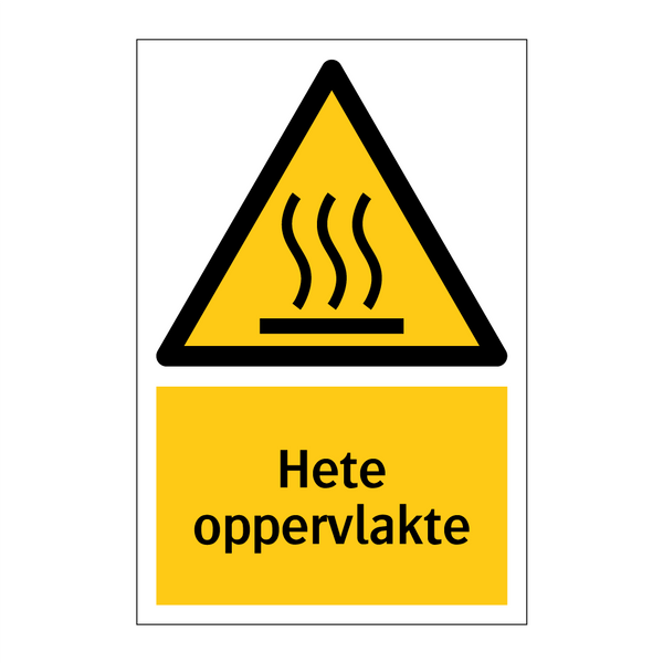 Hete oppervlakte