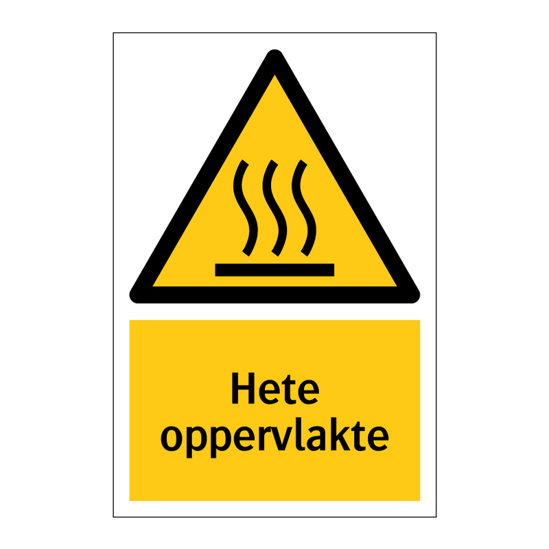Hete oppervlakte