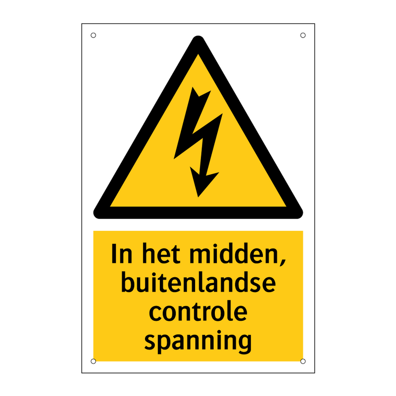 In het midden, buitenlandse controle spanning