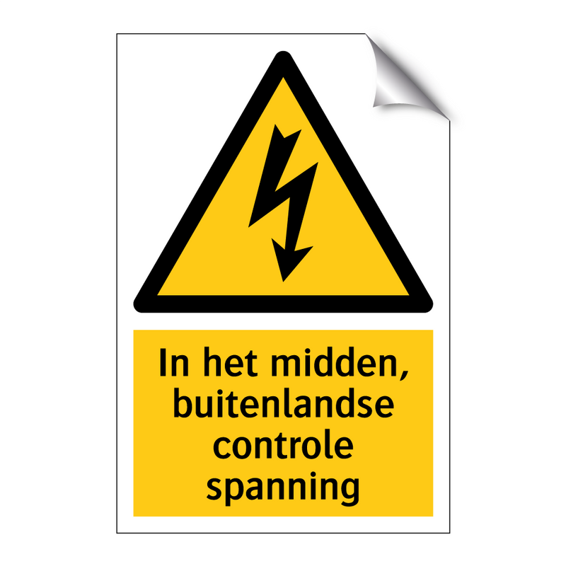 In het midden, buitenlandse controle spanning