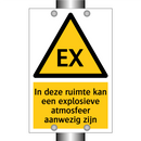 In deze ruimte kan een explosieve atmosfeer aanwezig zijn