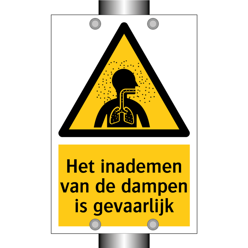 Het inademen van de dampen is gevaarlijk
