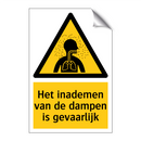 Het inademen van de dampen is gevaarlijk