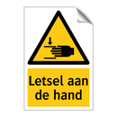 Letsel aan de hand
